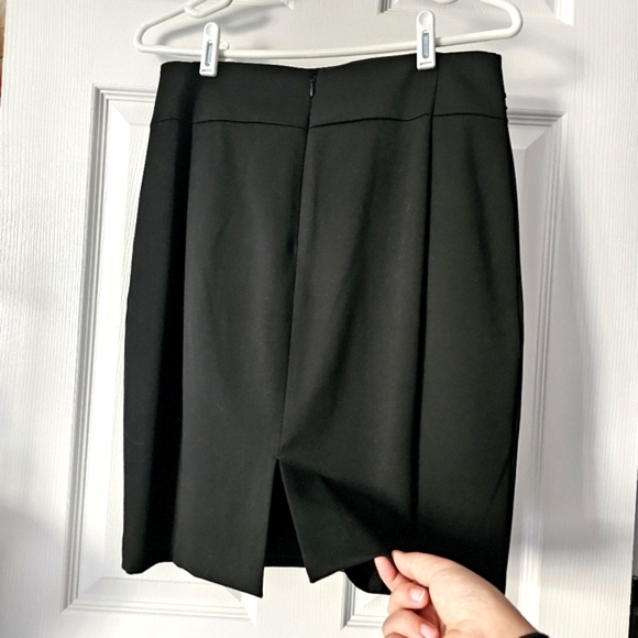 HP🎉 Express Black Pleated Pencil Skirt - Size 8 - Picture 5 of 12